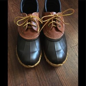 Cabela’s Leather Steel Shank Rain Duck Boots 9